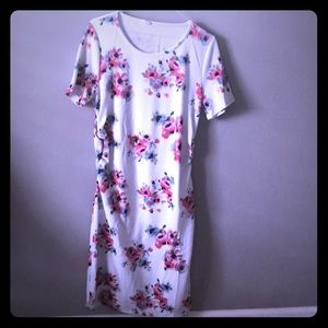 Free gift w purchase! Pink blush maternity dress